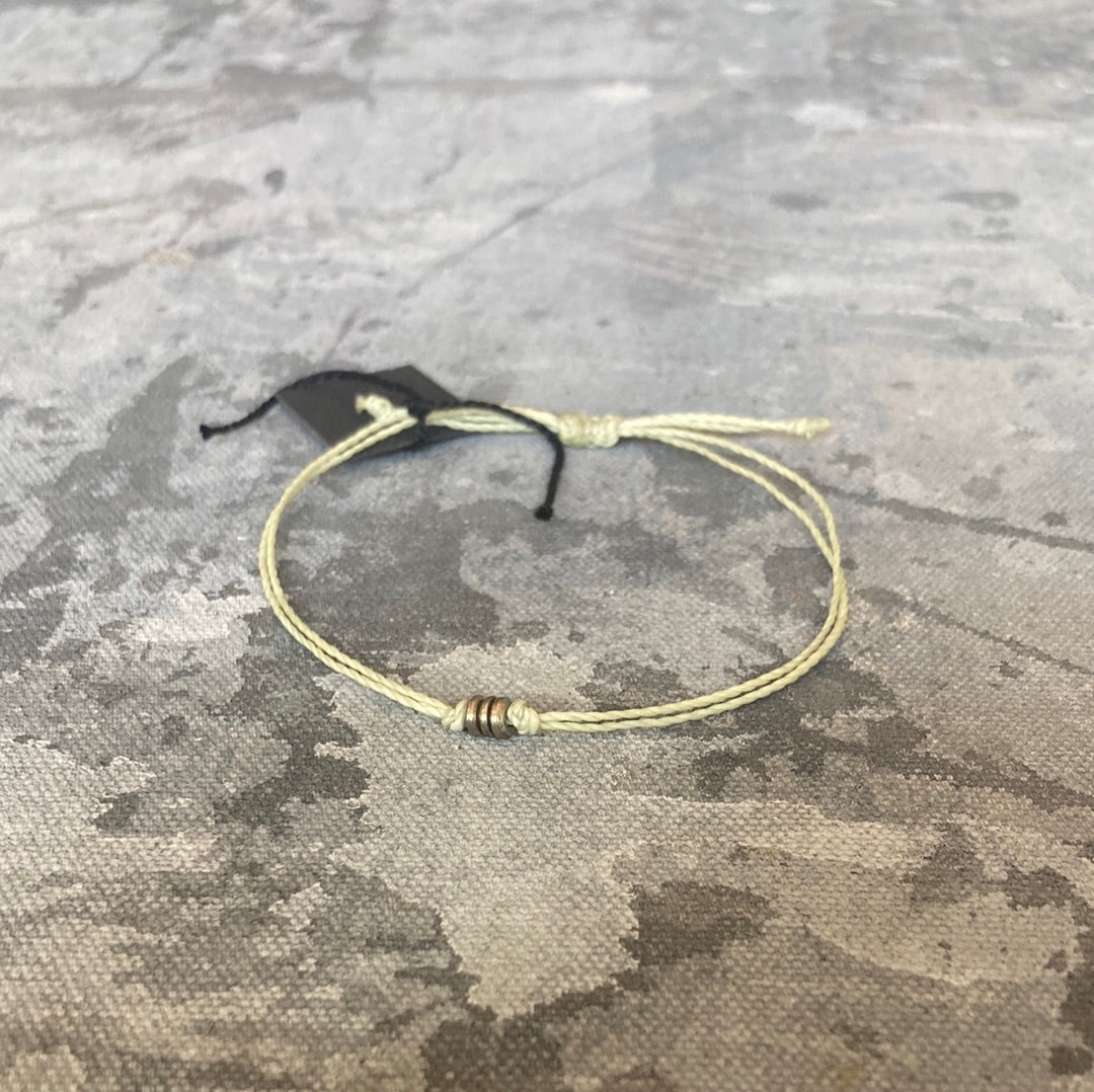 Silver Disc Friendship Bracelets by Amira