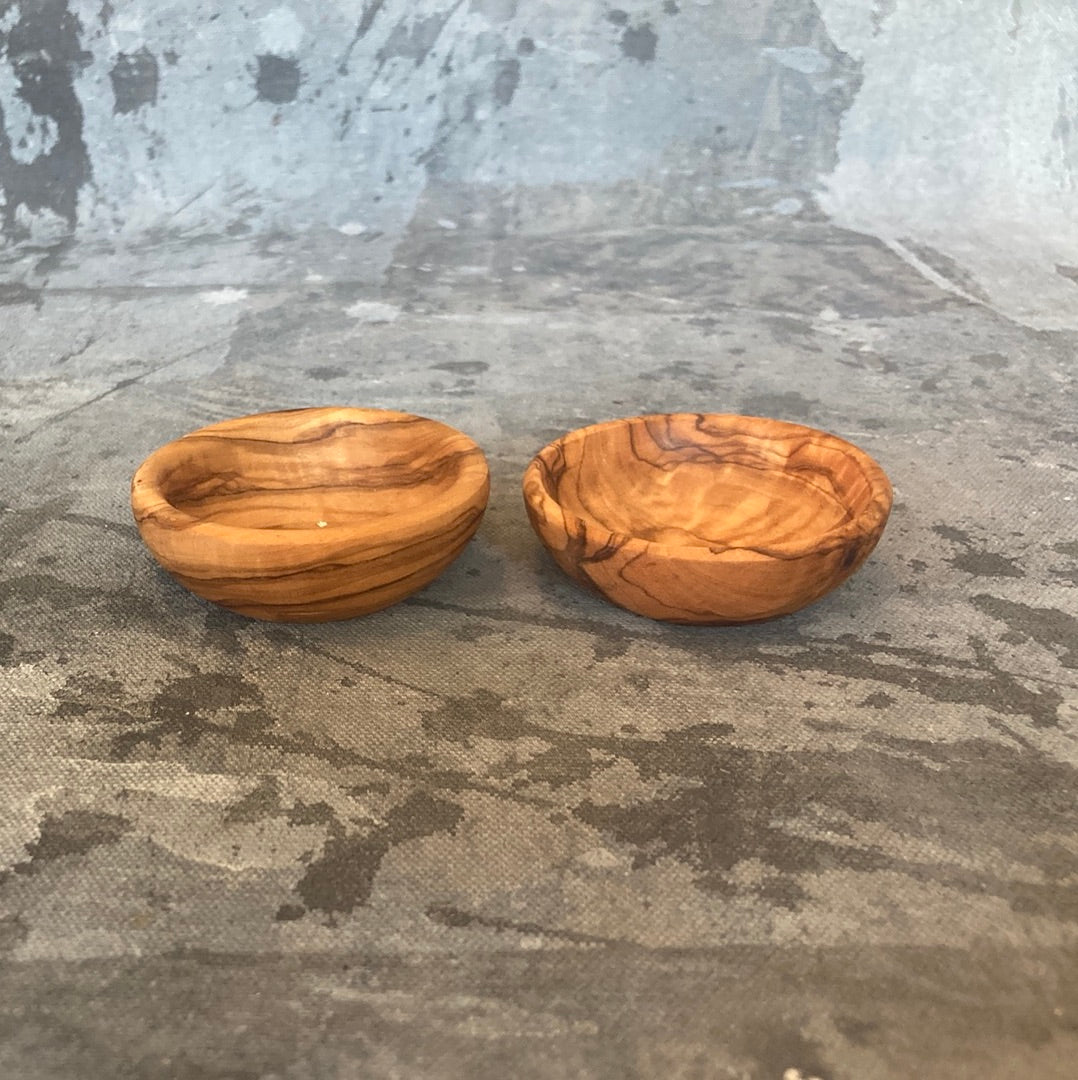 Saardé - Olive Wood | Salt & Pepper Dishes | Set of 2