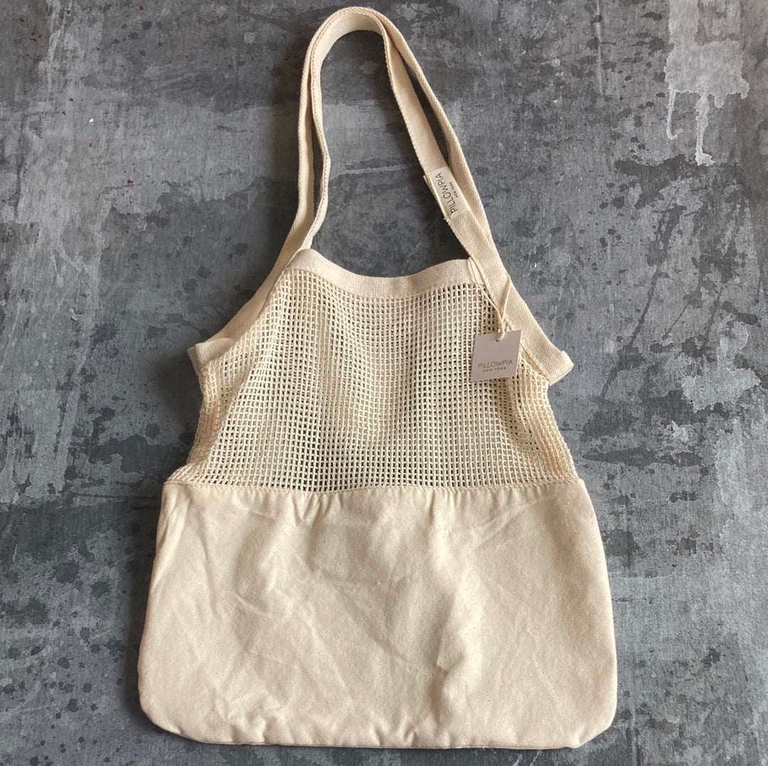 Natural - PILLOWPIA - modern market tote