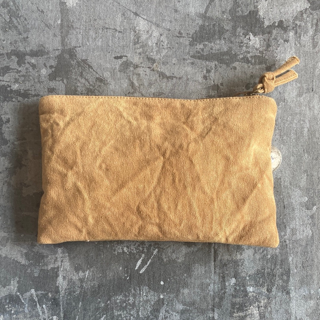 Saardé - Journey Canvas Makeup Bag | Cinnamon