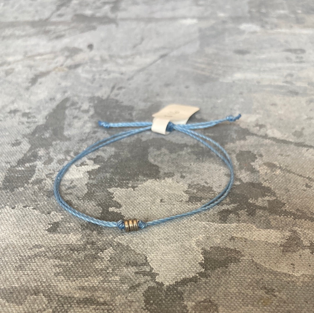 Silver Disc Friendship Bracelets by Amira