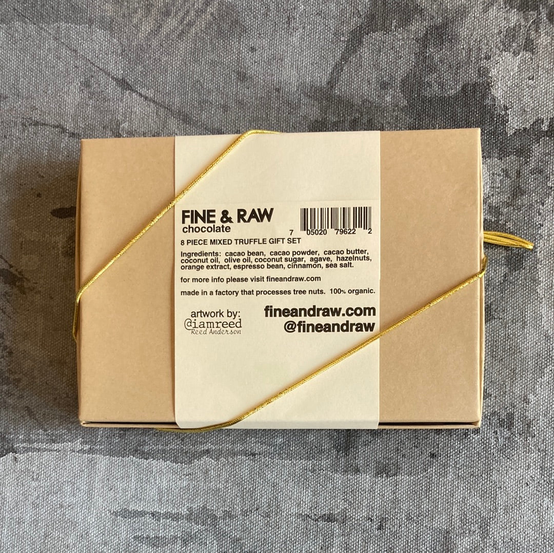 FINE & RAW - Valentines 2023 - Mixed Truffles - 8pc