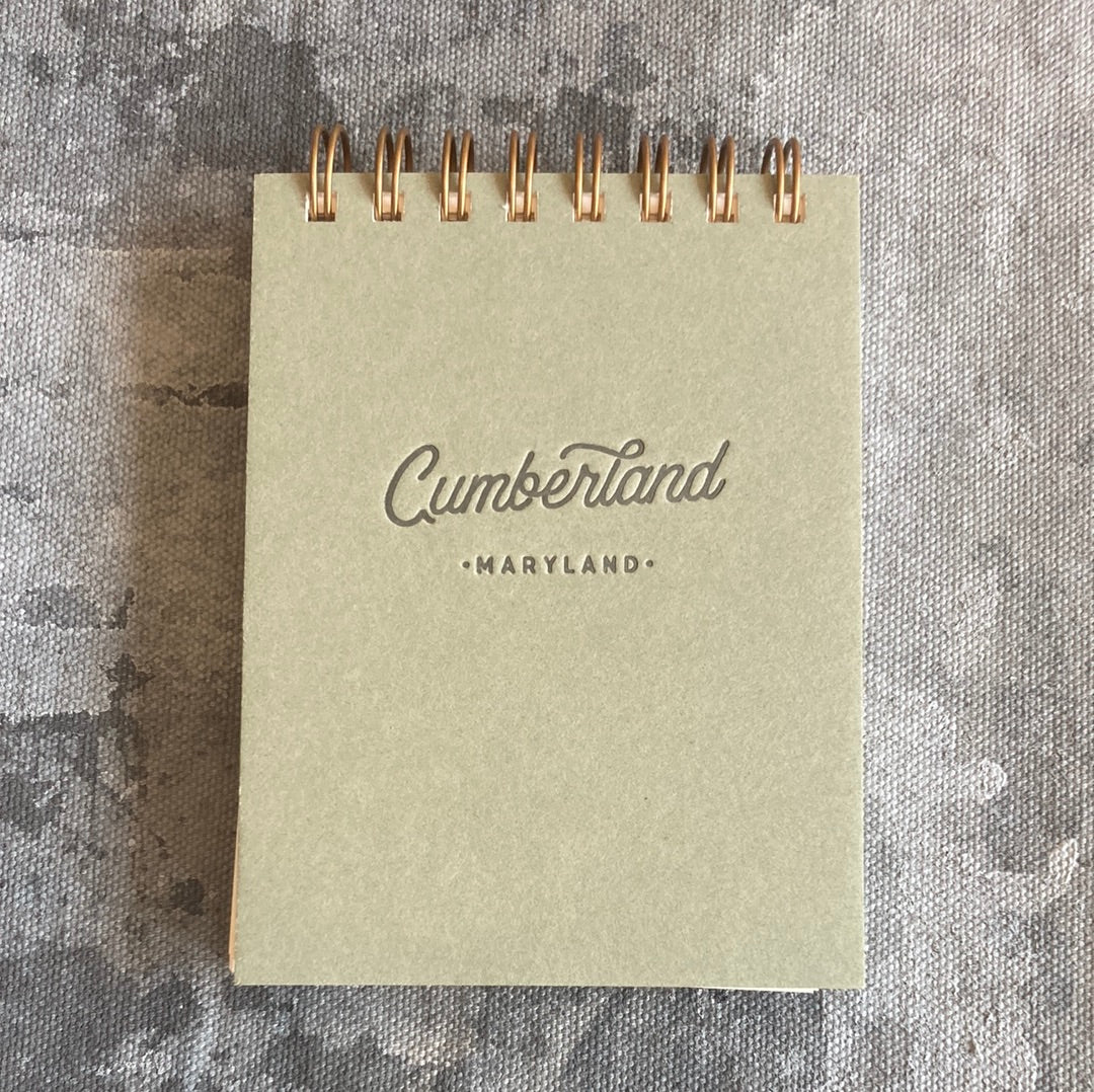 Ruff House Print Shop - Custom City Script Mini Jotter Notebook