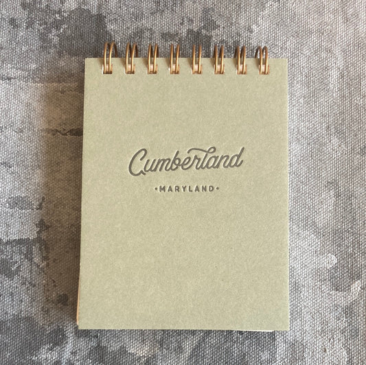 Ruff House Print Shop - Custom City Script Mini Jotter Notebook