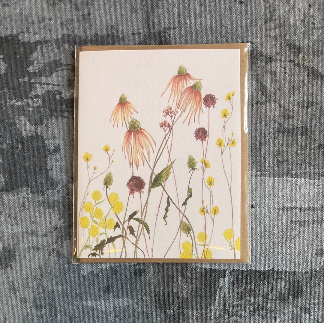 Elana Gabrielle - Garden Flowers Notecard