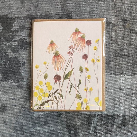 Elana Gabrielle - Garden Flowers Notecard