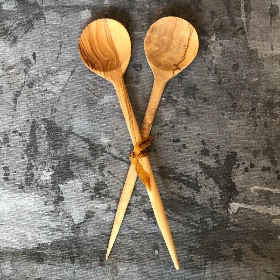 Saardé - Olive Wood | Salad Spoon Set