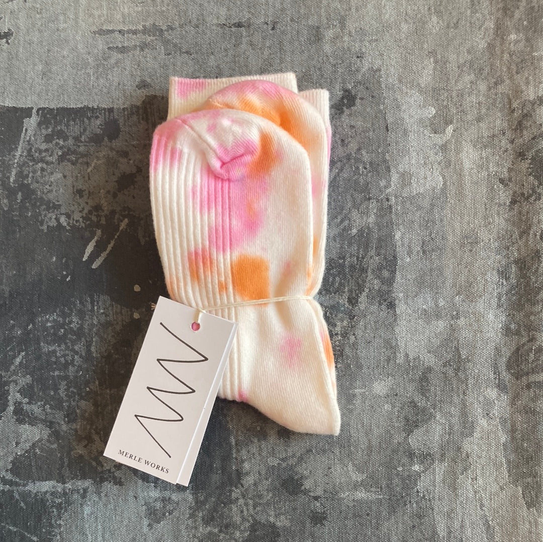 Merle Works - Dusty Tie-Dye Dressy Socks (Women’s)