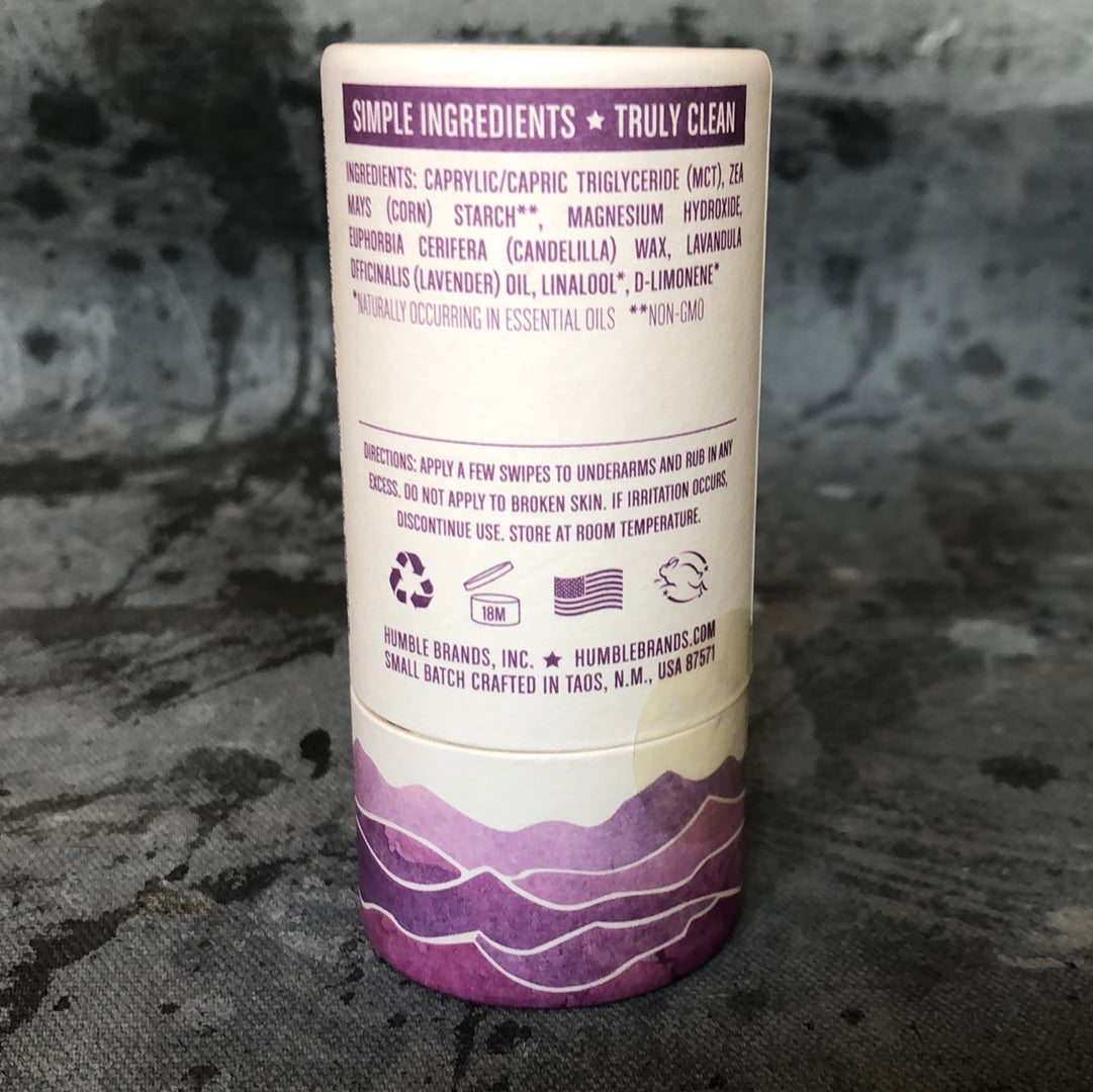 Humble Brands, Inc. - Vegan/Sensitive Skin Mountain Lavender - Plastic Free